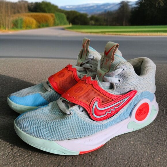 Nike KD Trey 5 X Mens 7 Basketball Shoes Blue Chill Mint Kevin Durant DD9538 - Picture 1 of 16